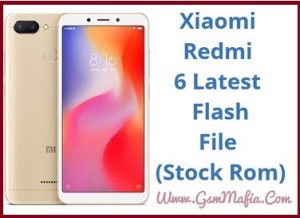 redmi 6 flash file