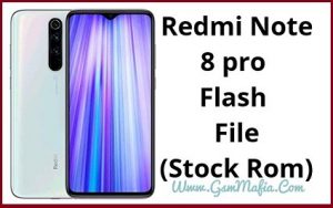 redmi note 8 pro flash file india