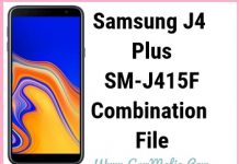 Samsung J4 Plus SM-J415F (U1, U2 & U4) Combination File j415f combination file