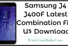 Samsung J4 SM-J400f Binary U5 Latest Combination File Download samsung j400f combination file u5